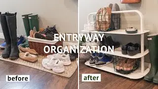 ENTRYWAY ORGANIZATION | Decluttering my entryway