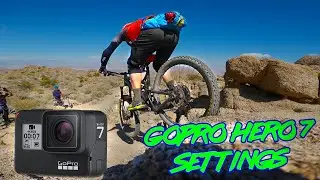 These are the BEST settings for the GoPro Hero 7 Black for Mountain Biking