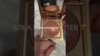 Gorgeous STILA Highlighter Glow! #stila #stilacosmetics #makeup #highlighter