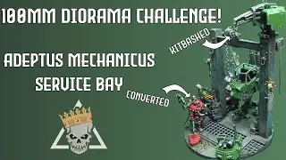 Diorama Challenge! I built and painted an Adeptus Mechanicus maintenance bay