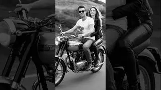 &ldquo;A lovely moment between a man and a woman, #thepolice #triumph 110 Trophy.&rdquo;