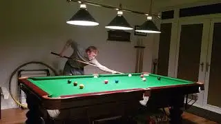 7ft Snooker lockdown century clearance (lineup)