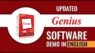 Genius Software Demo | Income Tax, TDS Return Filing Software | SAG Infotech