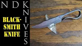 Forging a Traditional Blacksmith Knife (table knife/letter opener)