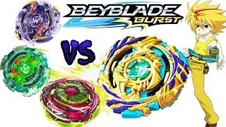 БейБлейд Берст Мега Битва Fafnir F3 VS Kerbeus K2 Wyvron W2 Evipero Кто его победит BeyBlade Burst