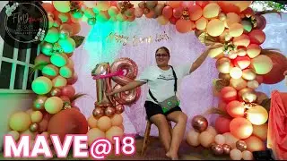 Mave turn 18 | Balloon Garland design #FMJflowersWeddingEventsandCoordination #dyp #balloon #viral