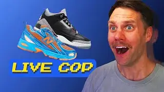 🔴LIVE COP: AMINE NEW BALANCE 740 & AIR JORDAN 3 BLACK CEMENT SHOCK DROP?