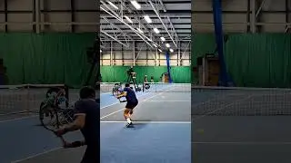 The early backhand 📈💪 #tennissport #tennis #sport