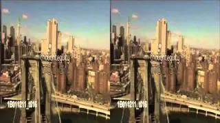 3D Stereoscopic NYC Aerial Skyline World Trade Center - firelinestudios