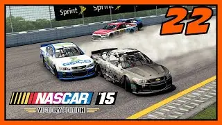 СЛОЖНЫЙ ТРЕУГОЛЬНИК, НО МЫ НА САМОМ ДЕЛЕ ГОНЯЕМ! | NASCAR 15, режим карьеры, эпизод 22