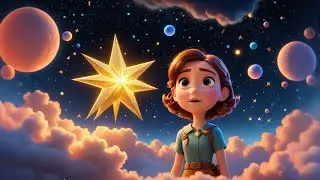Three Bright Stars Learn to Shine | Bedtime Song for Kids | Sparkling Learning Rhyme