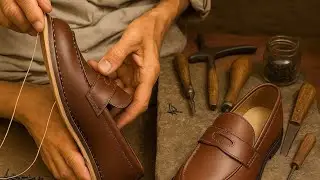 Blake Stitching Unveiled: Crafting Handmade Leather Shoes | The House of Cobbler #craftsmanship.