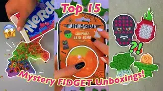 [ASMR] TOP 15 MYSTERY *FIDGET* UNBOXINGS!!😍✨*INSANE TINGLES!*🤤TikTok Compilation | Rhia Official♡