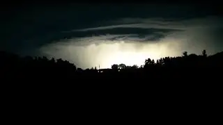 Unwetter mit Böenfront