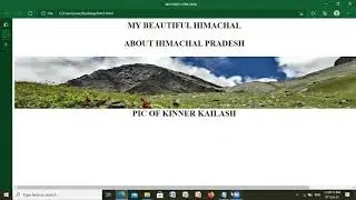 CREATING HTML PAGE