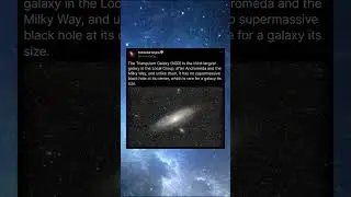 The Triangulum Galaxy Is Missing Something Huge #shorts #space #astronomy