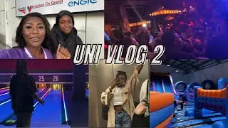 UNI Vlog 2 | 1st year * | Inflatanation Birmingham | Freshers | Bowling