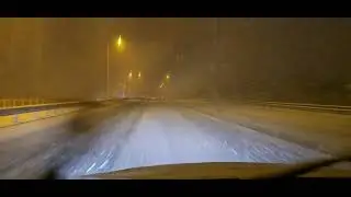 Anadolu Otayolu Q-4 Düzce Ankara Arası 160 Km Yolda Yaşadıklarım #otoyol #travel #bolu #snowfall