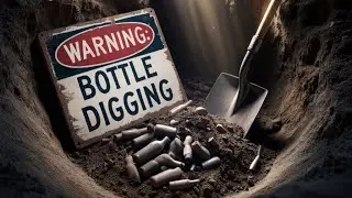 Mining Town Treasures Unearthed - Bottle Digging in Canada 🔥 #vintage #archaeology #mudlarking