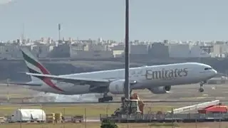 Emirates Boeing 777-300ER Landing Madinah | Prince Mohammed Bin Abdulaziz International Airport