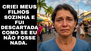 MEUS FILHOS NÃO QUISERAM MAIS SABER DE MIM, DEPOIS DE CRIÁ-LOS SOZINHA. #ingratidao 