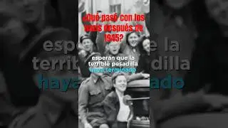 &iquest;Qu&eacute; pas&oacute; con los nazis despu&eacute;s de 1945?