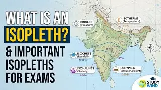 ISOPLETH( What is an Isopleth?) | All Important Isopleths | UPSC ,NDA, TET, B.A.,Class12th Geography