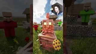 Реалистичный медный голем в Minecraft RTX #minecraft