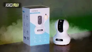 Conico: интеллектуальная беспроводная камера видеонаблюдения для помещений с обзором 360&deg; и разрешением 1080P | с функцией панорамирования/наклона и отслеживания движения [ОБЗОР]