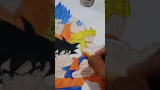Drawing of Goku | Goku Super Saiyan drawing of all forms