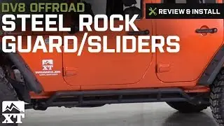 Jeep Wrangler (2007-2017 JK) DV8 Off-Road Steel Rock Guard/Sliders Review & Install