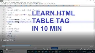 HTML TABLE TAG PART 2