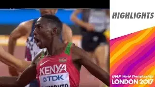 WCH London 2017 Highlights - 3000m Steeplechase - Men - Final - Kipruto wins