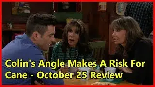Y&R Update 10/26/19 | Adam Gives Sharon A Big Request - Colin's Angle Makes A Risk For Cane