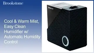 Cool & Warm Mist, Easy Clean Humidifier w/ Automatic Humidity Control