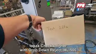 Iopak Checkweigher with Drop Down Reject IXL 500