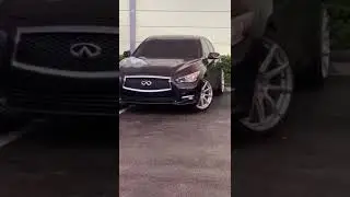 2014 Infiniti q50 with Staggered Niche Rims