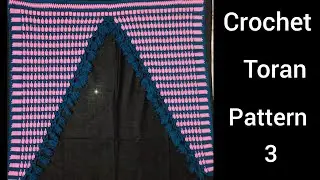crochet toran pattern 3#crochet #new toran#toran #subscribe 1111🧶