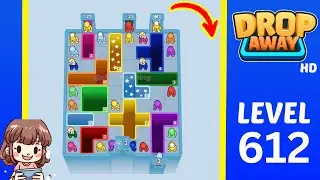 Drop Away Level 612 Solution Walkthrough