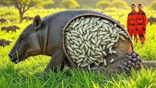 Rescue Stories: A Fearless Hero Rescued Tapir Surrounded by Millions of Bees🐝🐝