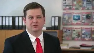 Martin Braun, Chief Editor of INFOSAT, explains the advantages of digital TV (footage)