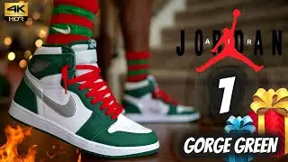 JORDAN 1 GORGE GREEN ПОДРОБНЫЙ ОБЗОР И СМЫВЫ НА НОГАХ СО ШНУРОВКОЙ!!