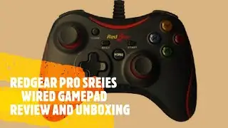 REDGEAR PRO SERIES WIRED GAMEPAD REVIEW & UNBOXING