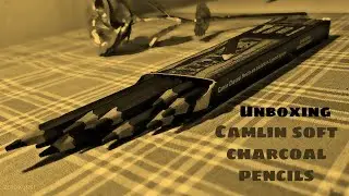 UNBOXING CAMLIN SOFT CHARCOAL PENCILS// THE ZERO KUNST/////