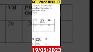 SSC CGL 2022 FINAL RESULT DATE OUT 🔥💯 CPT CUTOFF🥵🥵 #ssc #ssccgl #sscchsl2022 #cgl2022cutoff
