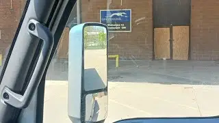Cincinnati Greyhound Driver Stops by Hiring Terminal To Reminisce.