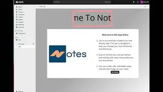 Product Notes Manager App for Shopify