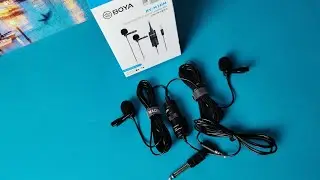 Boya BY-M1DM Dual Omni-directional Lavalier Mic