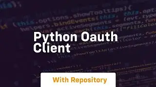 python oauth client