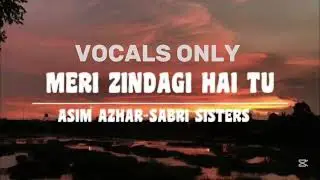 MERI ZINDAGI HAI TU | ASIM AZHAR | VOCALS ONLY | WITHOUT MUSIC |